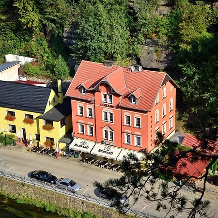 Pension-Restaurace Lugano Hřensko Exteriér fotografie